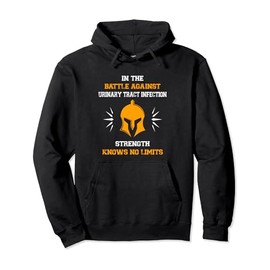 Urinary Tract Infection Awareness | Disease Fighter Warrior Pullover Hoodie