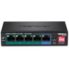 TRENDnet 5-Port Gigabit Long Range PoE+ Switch, TPE-LG50, 4 x