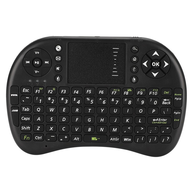 Full Keyboard Mouse Multimedia Control White Backlight 2.4G Wireless Mouse