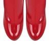 blingqueen Women's Stretch Boots Overknee Boots Platform Stiletto, Lacquer red