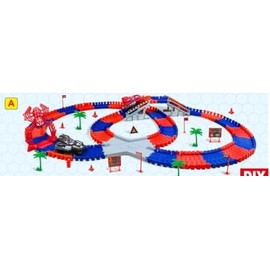 Spider Hero Toy Race Track, Monster Trucks for Boys