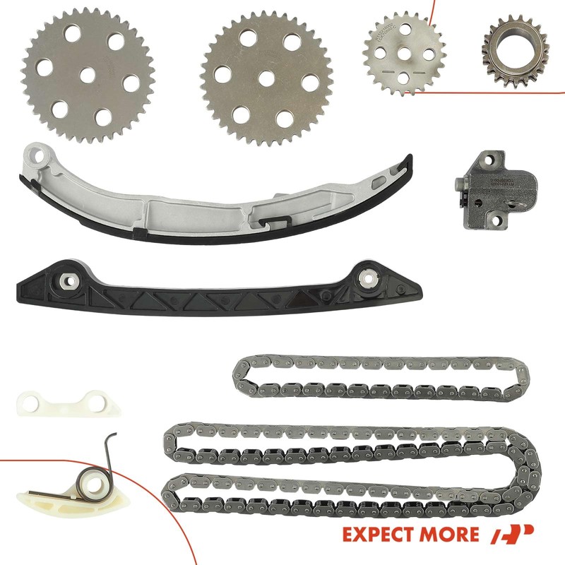 A-Premium 11Pcs Engine Timing Chain Kit W/Guide & Sprocket [fits