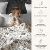 100% Organic Cotton Muslin Supersoft Baby Blanket, Luxurious Gender Neutral