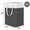 75L Foldable Laundry Basket for Clothes & Household Storage –