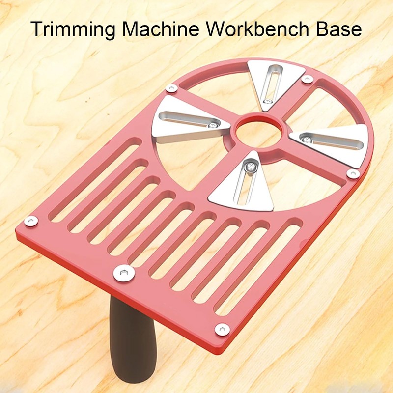 Wood Trimmer Router Router Base Plate, Aluminum Alloy Trimming Machine