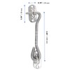 MANCHAP 6 Pack 100mm/4 Inch Cabin Hook and Eye Catch,