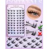 Goddvenus Eyelashes Manga Cluster Lashes Spiky Individual Eyelashes Natural Lash