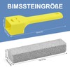 TAIANJI 6 Stück Bimsstein Toilette, Bimsstein Toilettenreiniger mit 2 Griff