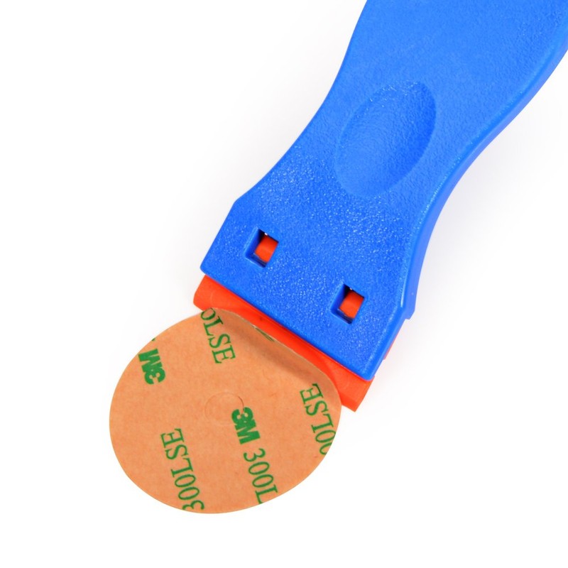 EHDIS 1.5" Plastic Razor Scraper with 10pcs Double Edged Plastic