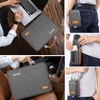Laptop Case 15.6 Inch Briefcase Military-Grade Protection with Detachable Belt