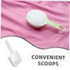 Mobestech 40pcs Laundry Supplies Plastic Scoops for Laundry Measuring for