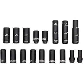 Jagwire 2X Elite Link Shift End Cap Pack (18pcs) – Black Cable End Caps Adult Unisex, Black, One Size
