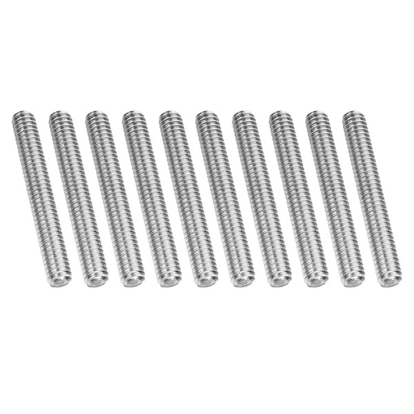 PATIKIL 1/4"-20 UNC 304 Stainless Steel Fully Threaded Rod, 10Pcs