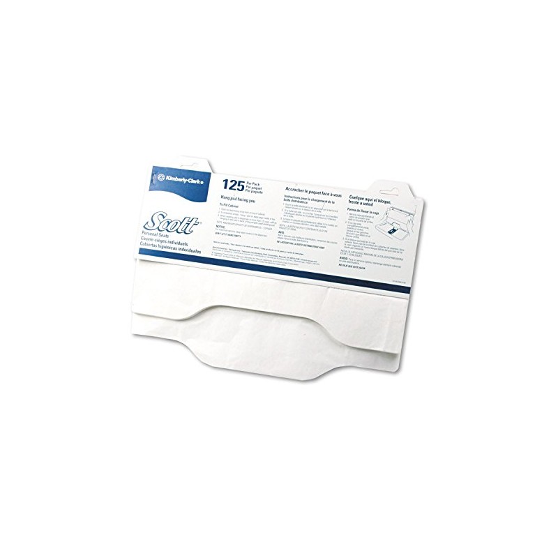 Scott Personal Seats Toilet Seat Cover 125 per Pack 07410