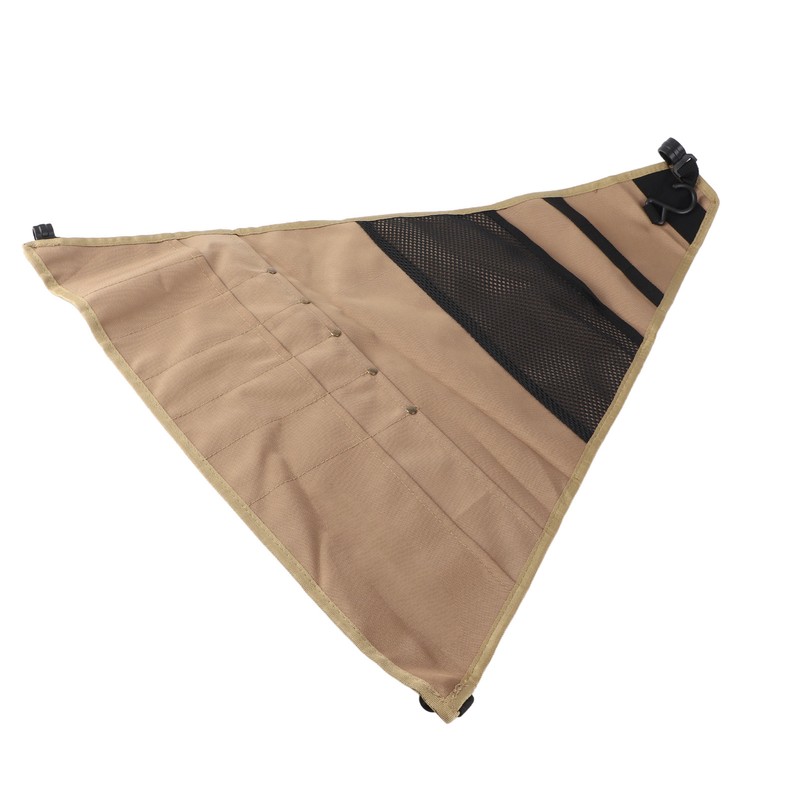 Camping Storage Bag Portable Triangle Oxford Cloth Tableware Hanging Organizer