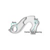 Create idea Mech Derailleur Hanger Bicycle Tail Hook Metal Rear