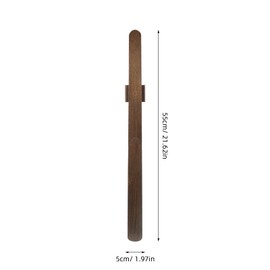 CALLARON Long Wooden Shoehorn - 21.6inch Magnetic Shoe Lifter, Engonomic Travel Shoes Helper with Non-Slip Grip for Kids Adults