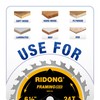 RIDONG 6-1/2 Inch Circular Saw Blade, 24-Tooth with 5/8" Arbor
