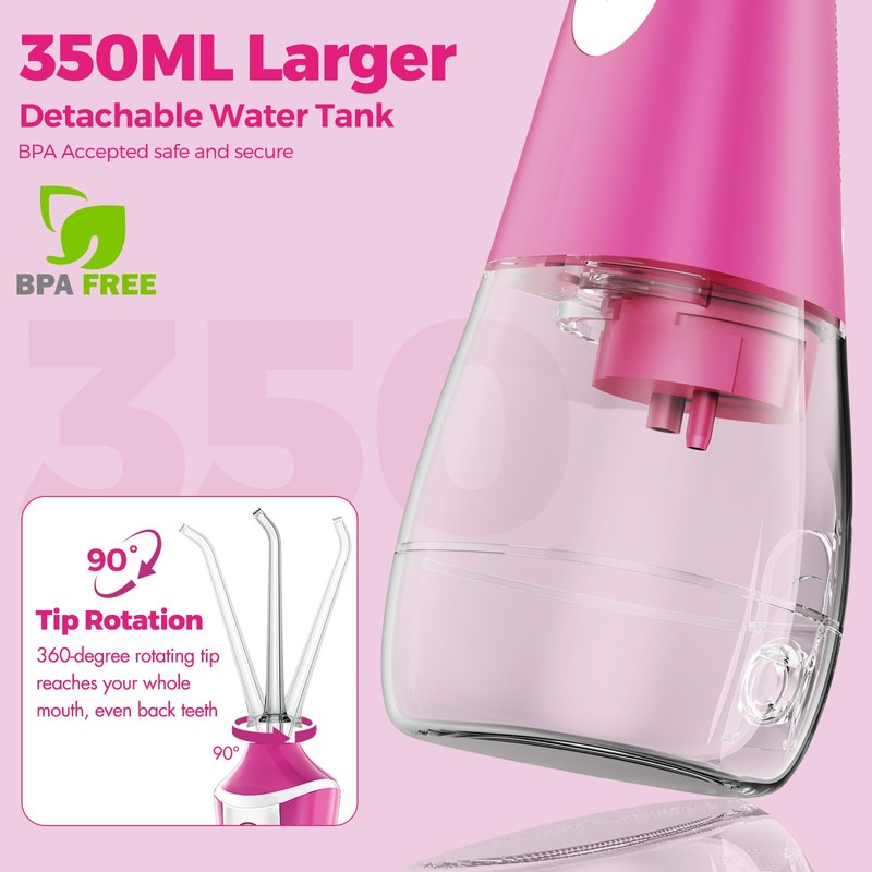 Water Flosser for Teeth Cordless & Oral Irrigator Dental Flosser,