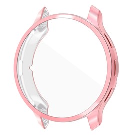 Compatible with Garmin Venu 3S 41mm Bumper Case Screen Protector Cover Soft TPU Shockproof for Garmin Venu 3S 41mm Smartwatch (Pink)