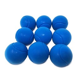 E-Deals 70mm Soft Foam Tennis Balls - Pack of 9 Blue