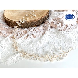 Hair Wire Gold Hair Tendril Hair Accessories Wedding Bridal Hair Wreath Prom Maid of Honour Bridesmaid Crystal Subtle Pearls Tiara