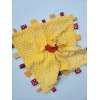 Handmade Lovey Winnie the pooh Plush Security Blanket Minky Comforter
