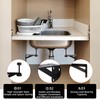 4 PCS Undermount Sink Brackets, Undermount Sink Repair Kits, Sink