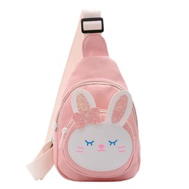 Bellarino Kids Bag, Girls, Shoulder Bag, Crossbody Bag, One Shoulder Bag, Travel, Outing, rabbit pink