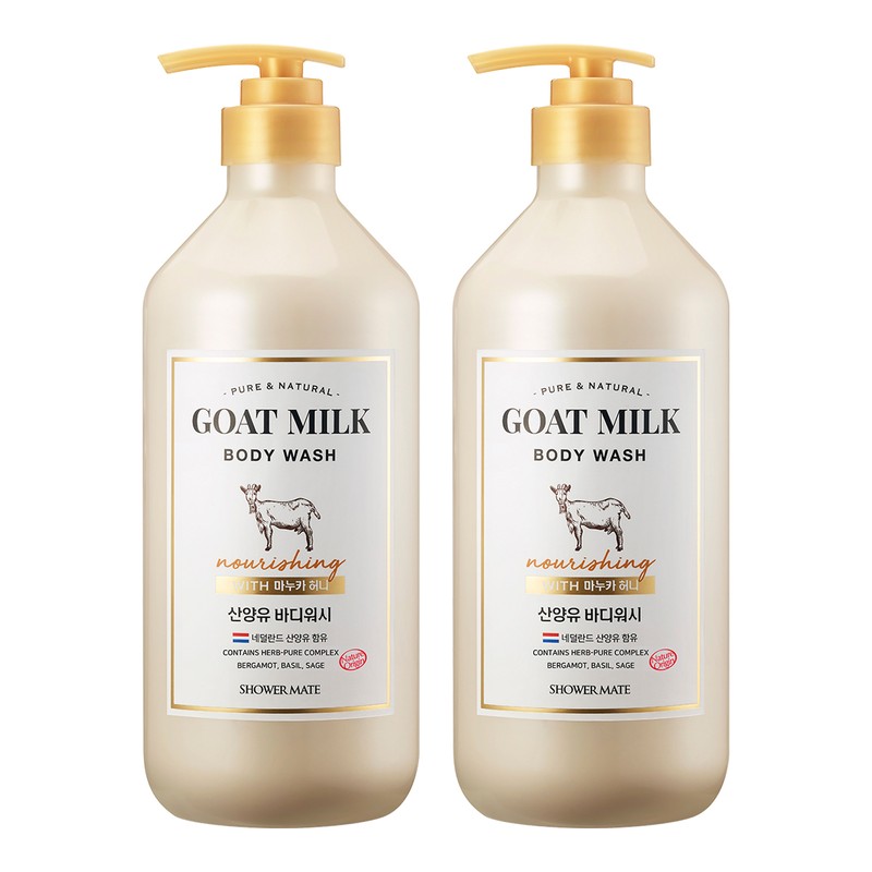 애경 [Moisturizing Goat Milk] Shower Mate Goat Milk Body Wash