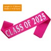 PANBINN Class of 2025 Sash, Hot Pink Finally Graduated Sash