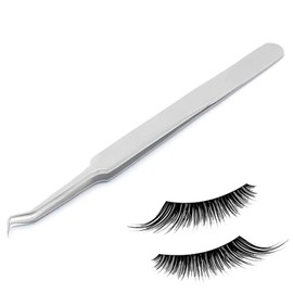 G.S Fine Tip Tweezers Stainless Steel Pro Eyelash Extension Hair Remover Tweezer Tip ELT-019