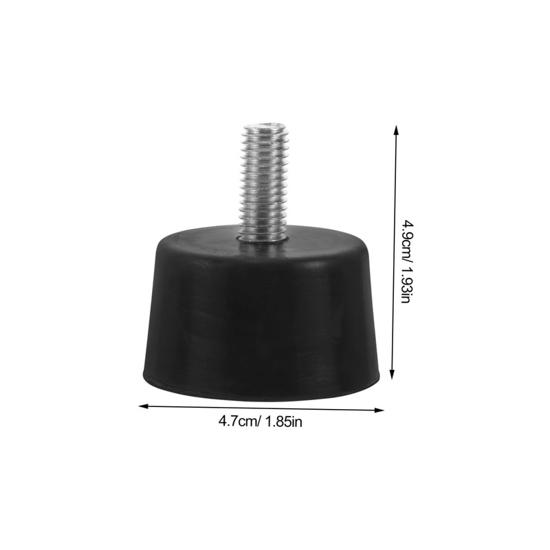 COHEALI 4pcs Adjustable Rubber Feet Levelers for Heavy Duty Furniture
