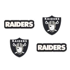 For Raiders Super sized shoe accessories with charm, suitable for boys and girls' shoe accessories charm 4-Pack