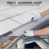 Waterlock 6" Gutter Guards Leaf Protection, Domestic Aluminum Gutter Covers