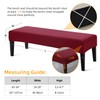 YISUN Waterproof Bench Covers - Stretch Spandex Upholstered Dining Room