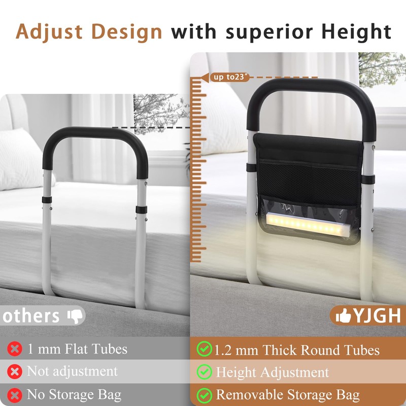 YJGH Bed Rails for Elderly Adults Safety, Bed Assist Rails