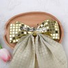 Gold Sequin Hair Bow Clips for Women Girls