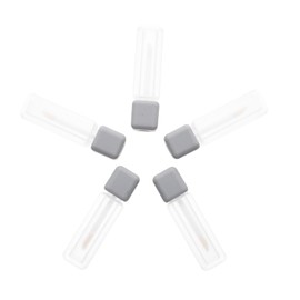 WOONEKY 5Pcs DIY Lip Gloss Tubes with Brush Head Travel Cosmetic Containers for Easy Lipstick Application Leak Design for Personal Use and Business Trips