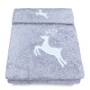 Tex family Towel Set Deer Grey Pure Cotton Made in