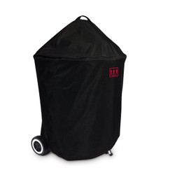 Turtle Life Round Grill Cover, 26inch Durable Waterproof Rip Resistant UV Resistant for Bullet Charcoal Smoker, Dia33x38H