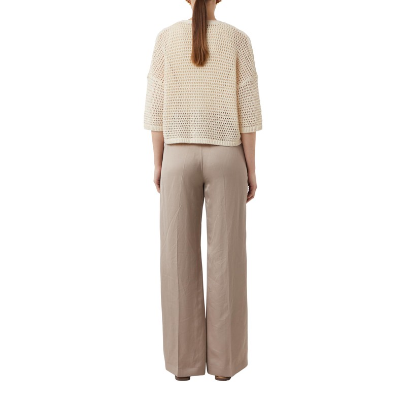 comma Airy cardigan in boxy fit, beige, S