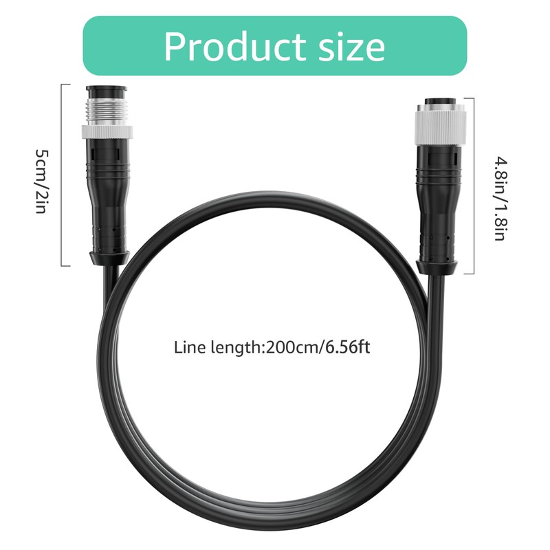 NMEA 2000(N2K) 2 Meter Extension Cable – Backbone & Drop