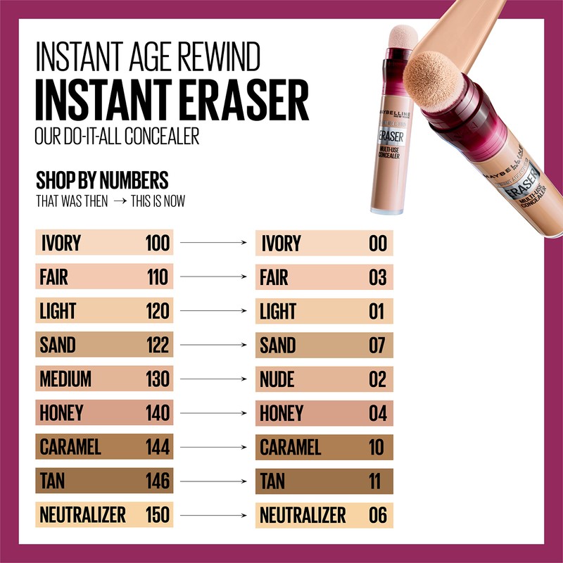 Maybelline New York-Instant Anti Age Eraser Concealer-06 Neutralizer-6.8 ml
