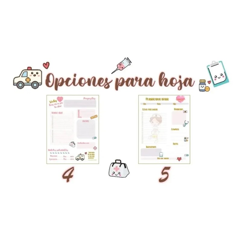 Agenda Personalizada Enfermera