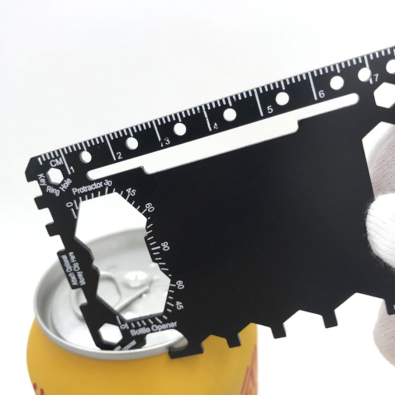 Toolcard 46 in 1 Card Multitool, Stainless Steel Wallet Card