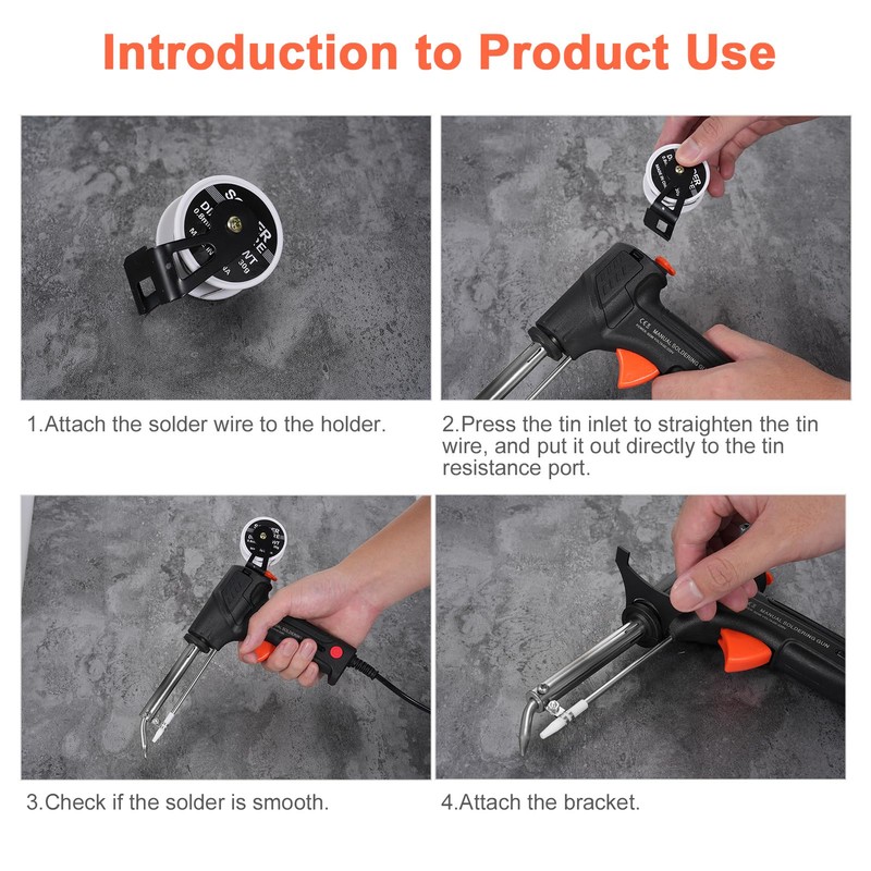 Mulcort Soldering Iron Kit, 60W Wired Electric Welding Machine with