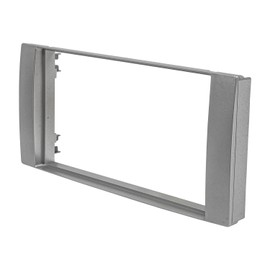 tomzz Audio 2415-068 Double DIN Radio Faceplate Compatible with Ford Focus 2 Fiesta C-Max S-Max Galaxy Mondeo Kuga Transit Silver