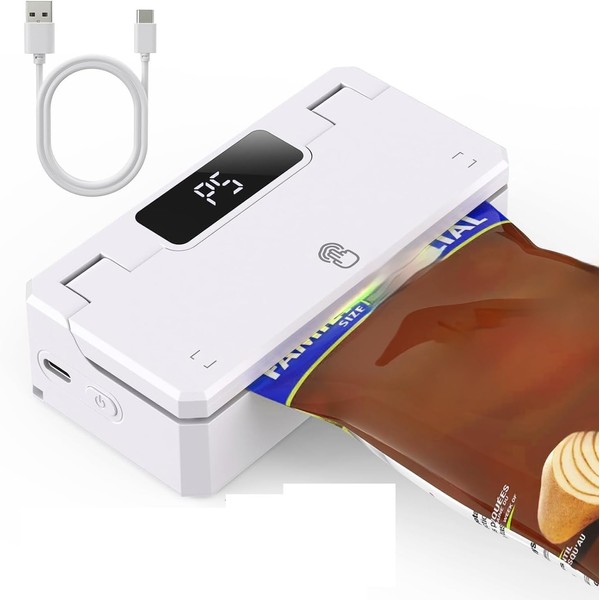 Mini Bag Sealer Heat Seal Machine – 5 Adjustable Modes,