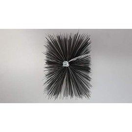 Stove Pipe Brush, Wire Brush, Chimney Brush, Chimney Brush, Chimney Brush, Chimney Brush, Chimney Brush, Pipe Brush, Square Made of Dimensionally Stable Steel Wire, Fireplace Sweeper Quality (4